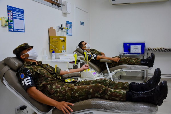 Militares do 9º Batalhão de Polícia do Exército realizam doação de sangue 2