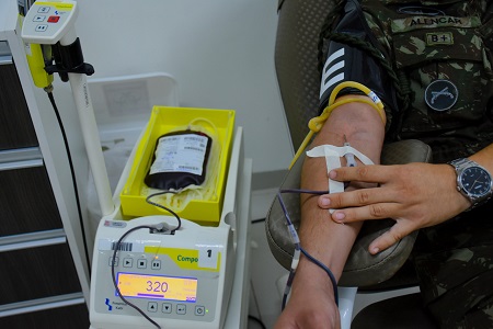 Militares do 9º Batalhão de Polícia do Exército realizam doação de sangue 4
